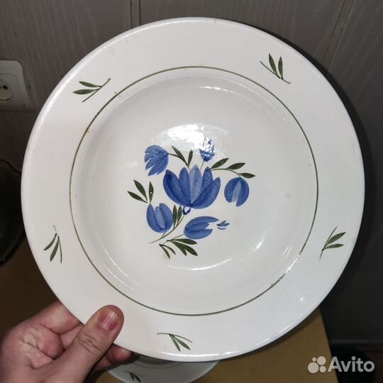 Тарелки СССР (советская посуда)
