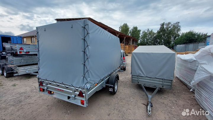 Прицеп для техники с тентом аэро 150 см 817712.022