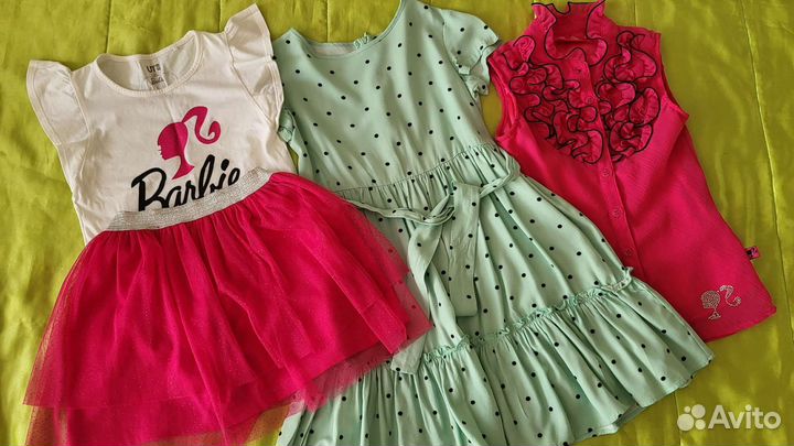 Вещи пакетом на девочку 116-128