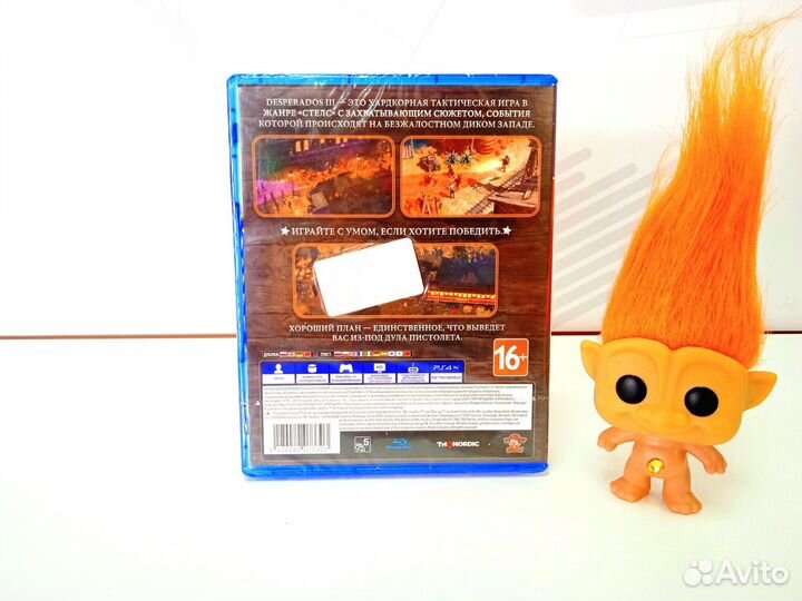 Диск для PS4 Desperados III новая, запечатанная