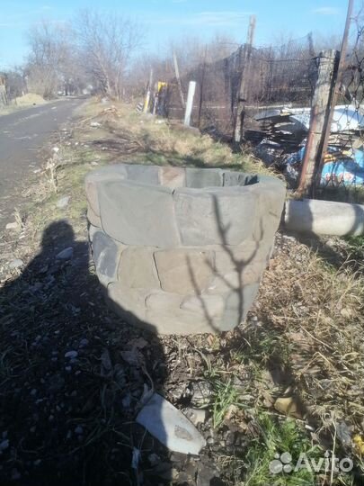 Вазон из арт бетона. 50 литров