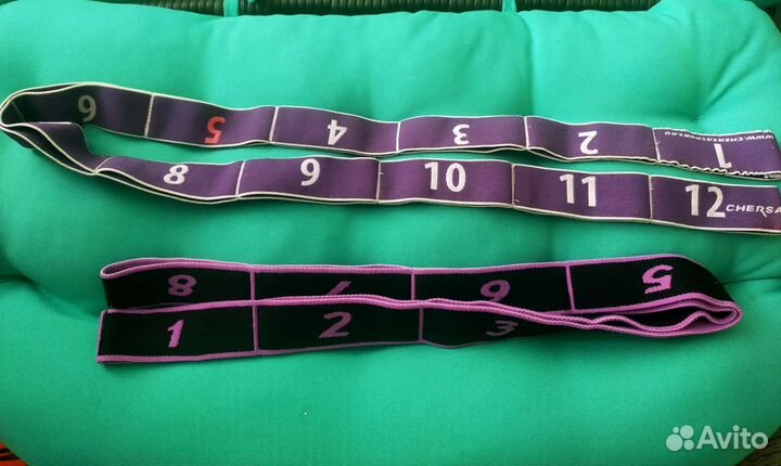 Эластичная лента для фитнеса и эспандер с петлями