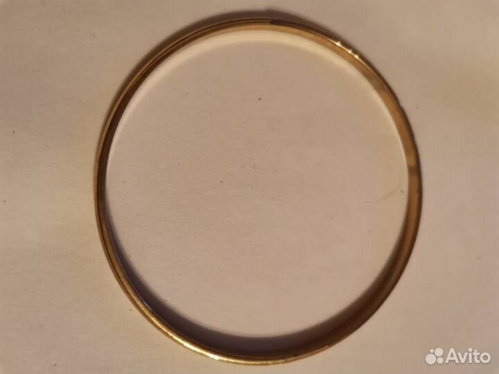 Комплект: браслет под золото и перстень