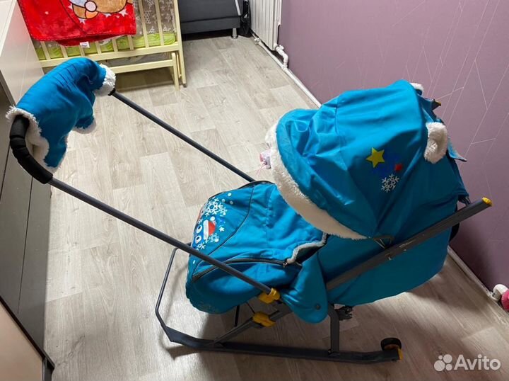 Санки-коляска nika