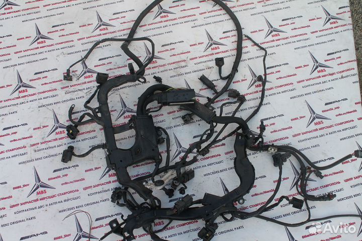 Проводка двигателя W221 M272 Mercedes