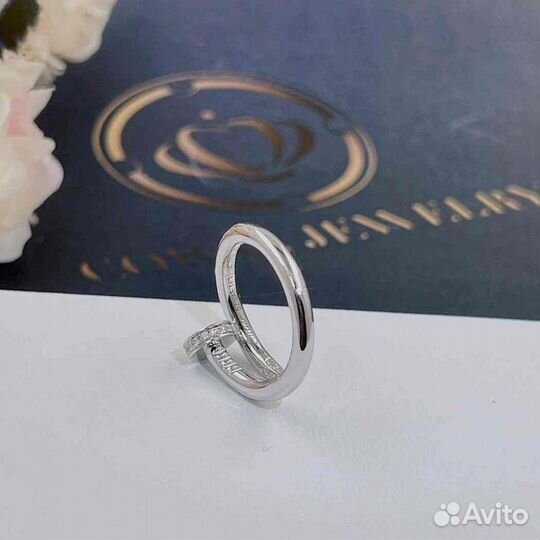 Кольцо Cartier Juste un Clou Белое золото 0,1ct