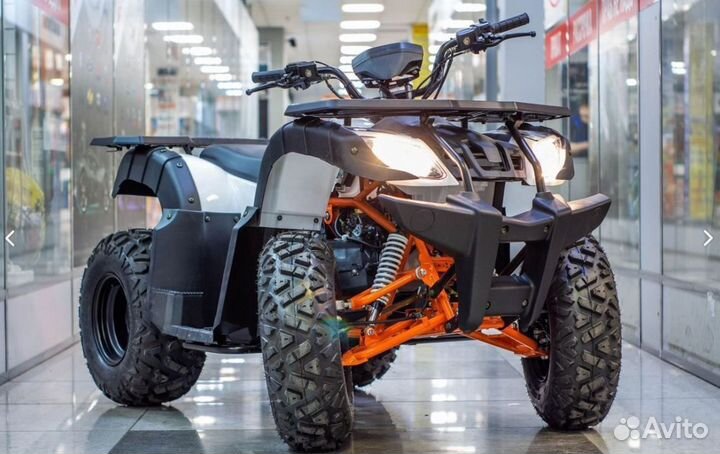 Квадроцикл Kayo Bull-3C черно-белый Витрина