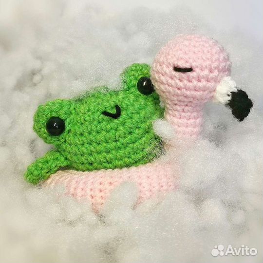 Вязаные игрушки лягушка крючком подарок