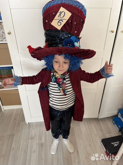Костюм шляпника детский алиса в стране чудес