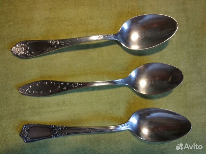 Мельхиоровые ложки 10 штук