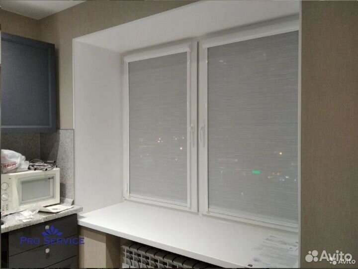 Рулонные шторы зебра