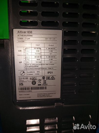 Частотный преобразователь ATV630 на 5,5кВт