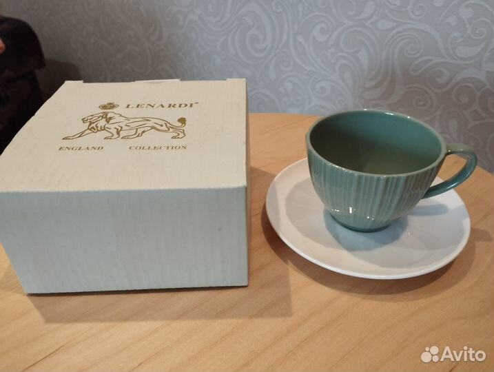 Чайная/кофейная пара фарфор