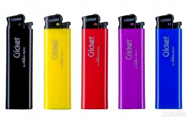 Зажигалки cricket 50 шт