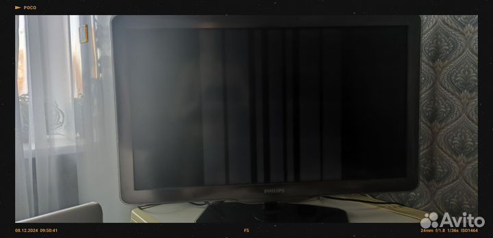 Телевизор на запчасти philips