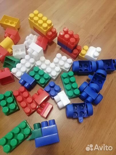 Конструктор Полесье как Мега Блокс Lego duplo