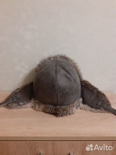Шапка ушанка мужская натуральный мех