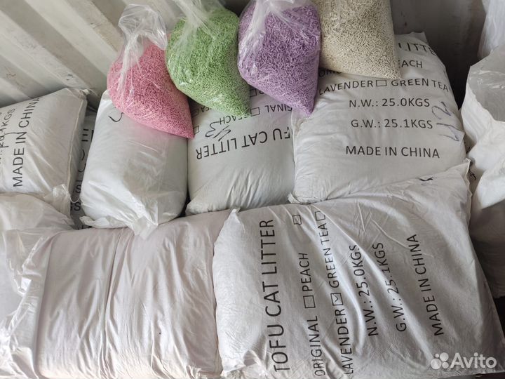 Кошачий наполнитель тофу