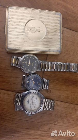 Часы СССР командирские портсигар