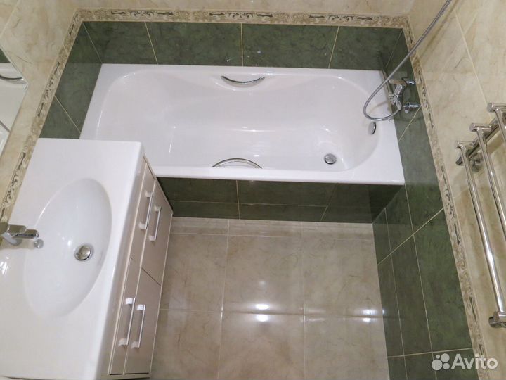 Установка ванны, душевой кабины