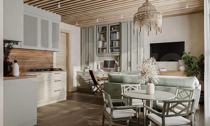 2-к. квартира, 64 м², 3/19 эт.