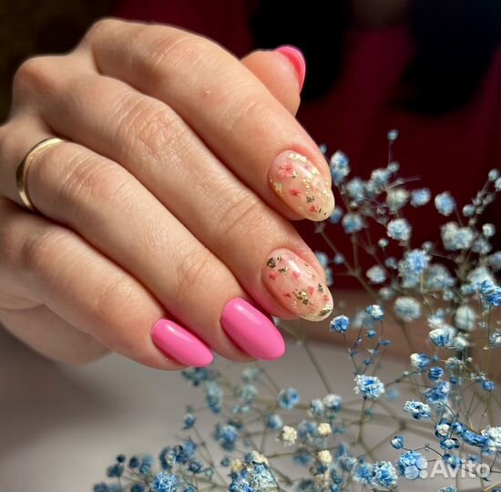 Наращивание ногтей, шеллак, маникюр