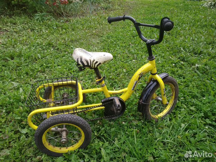 Велосипед детский трехколесный в хорошем состоянии
