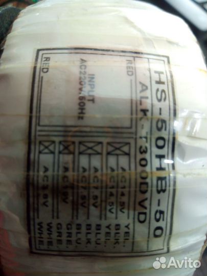 Тороидальный трансформатор от музыкального центра