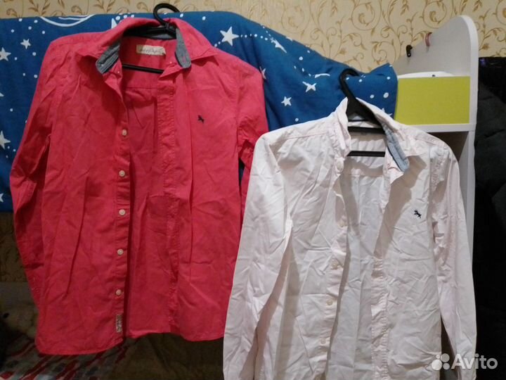 Рубашки и джинсы 158 размер