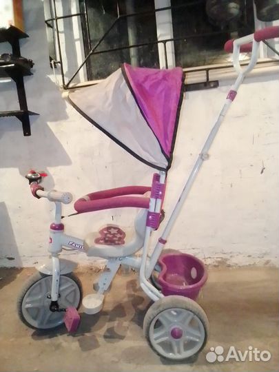 Детский трехколесный велосипед бу