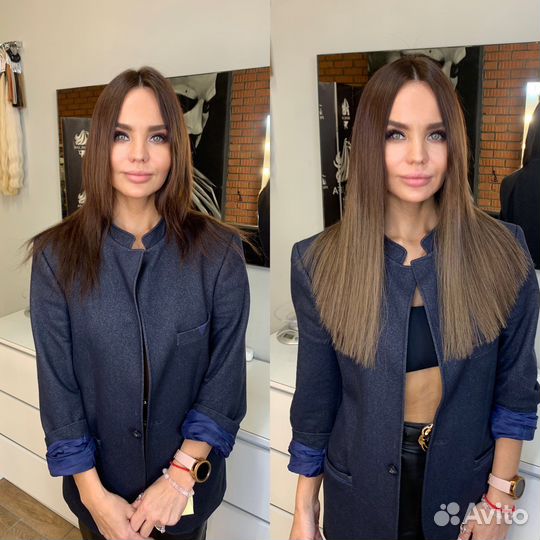 Наращивание волос капсулы