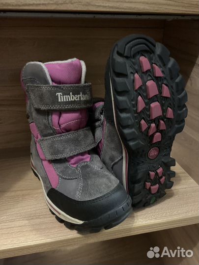 Ботинки на девочку зимние Timberland