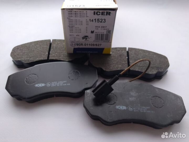 Колодки торм. дисковые с датчиком Jumper/Ducato