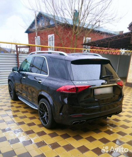 Диффузор Mercedes GLS-class X167 63 AMG черный +