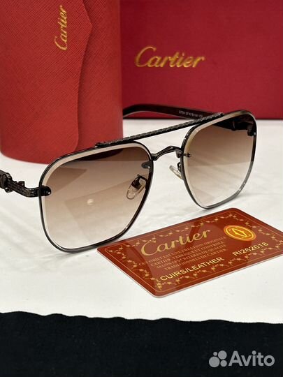 Солнцезащитные очки мужские cartier