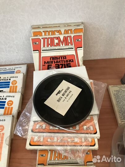 Лента магнитная Славич, Свема, Тасма 525 м. 375 м