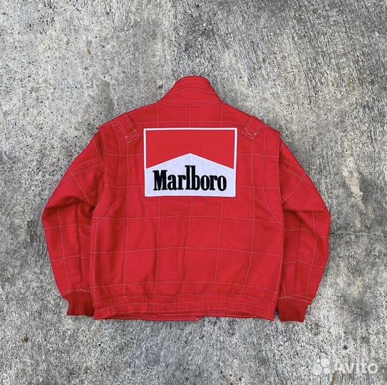 Винтажная гоночная куртка Marlboro Ferrari 90