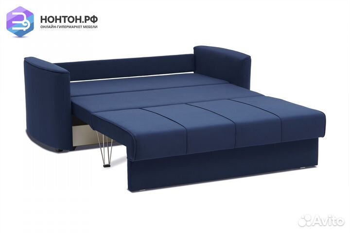 Диван еврокнижка Колибри темно-синий