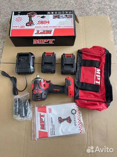 Бесщеточный аккумуляторный ударный гайковерт 380Н