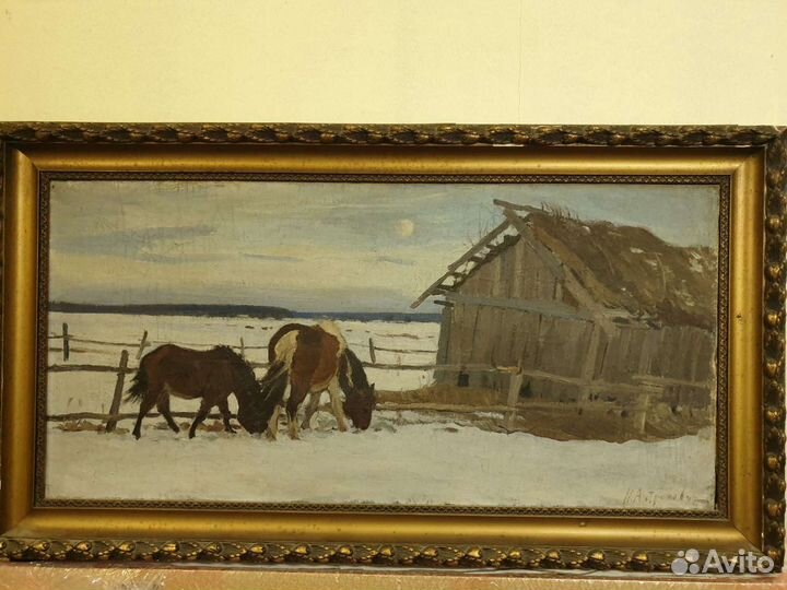 Старинная картина, Н.Антропов, нач 20В