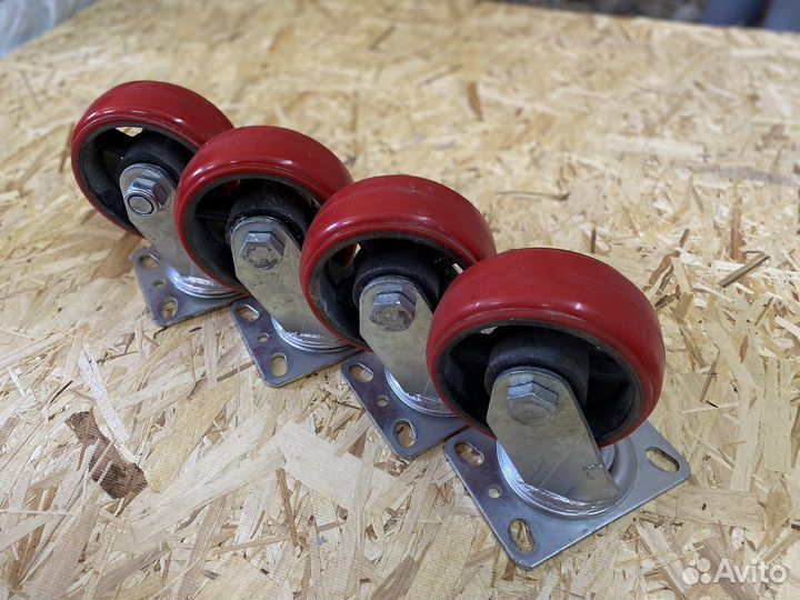 Колеса поворотные для тележки транспортировочной