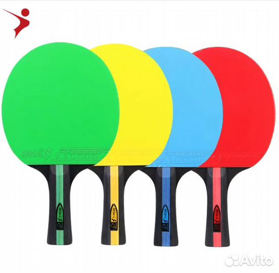 Ракетка для настольного тениса зеленая