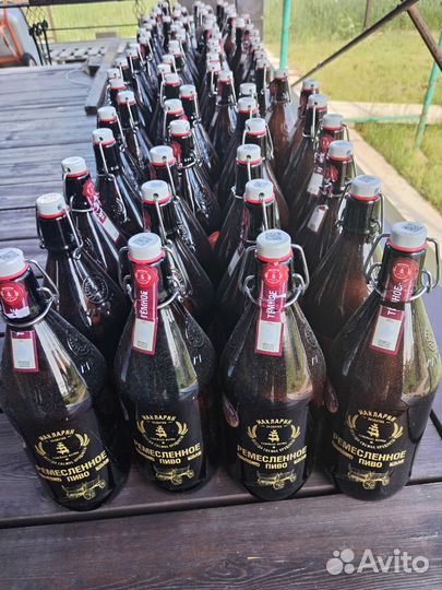 Бутылка с бугельной пробкой 1 л