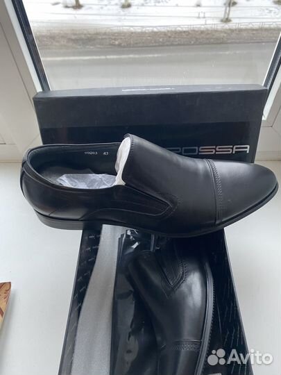 Мужские кожаные туфли.Новые