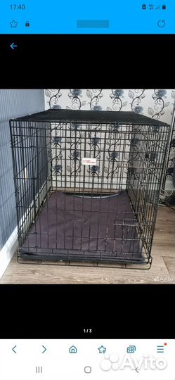 Клетка для собак б/у 90*65*70