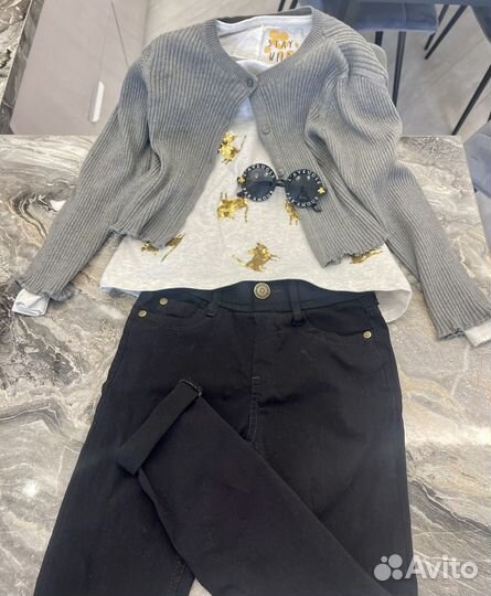 Детские вещи Mango,Mothercare пакетом р.122/128