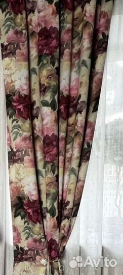 Шторы и тюль бу