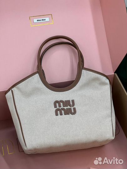 Шопер брендовый MIU MIU