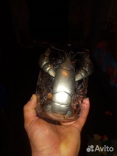 Хрустальный бокал Рак