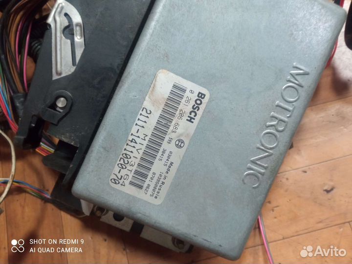 Праводка жгут с мозгами на ваз